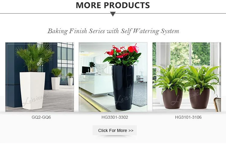 Wholesale Nordic Wire Drawing Indoor Garden Decorative Plastic Plant Flower Pots & Planters for Plants